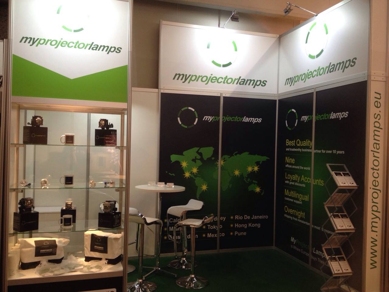 MyProjectorLamps Booth at Integrated Systems Europe 2015