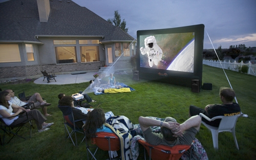 Projector In Your Backyard